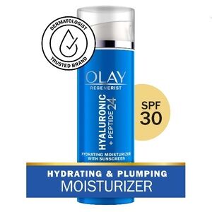 OLAY NWT Hyaluronic + Peptide24 Hydrating Moisturizer with SPF 30